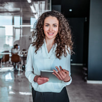 Meisje met krulletjes