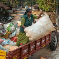 Kerala Clean Konad Moving waste to sorting centre